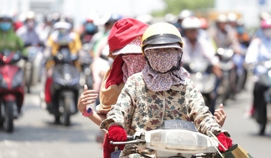Nắng nóng dài ngày bao phủ miền Bắc, miền Trung từ hôm nay