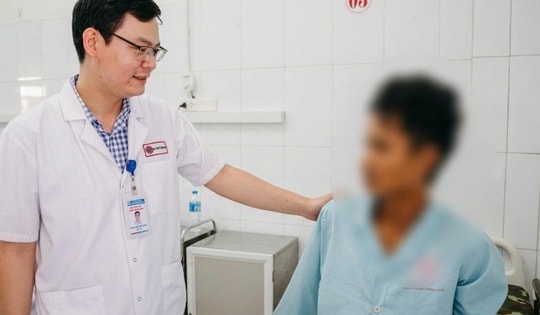 Cứu nam thanh niên vỡ gan do tai nạn lao động
