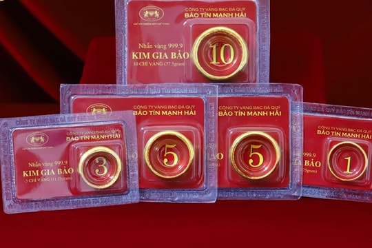 Giá vàng 9999 Bảo Tín Mạnh Hải hôm nay 20/6/2026 nhiêu 1 chỉ?