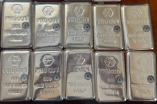 Giá bạc ngày 21/6 neo quanh mức 65 USD/ounce, thị trường trong nước đạt 2,53 triệu đồng/lượng