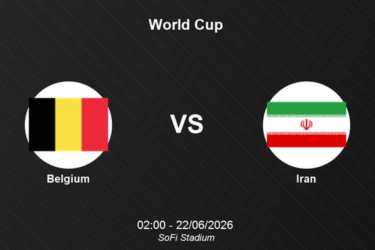 Nhận định Bỉ vs Iran - World Cup 2026
