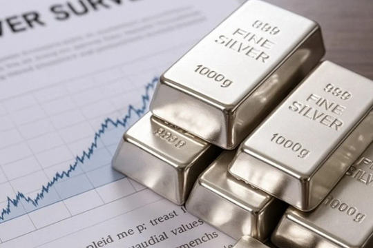 Giá bạc ngày 22/6: Thị trường trong nước duy trì mức 2,535 triệu đồng/lượng