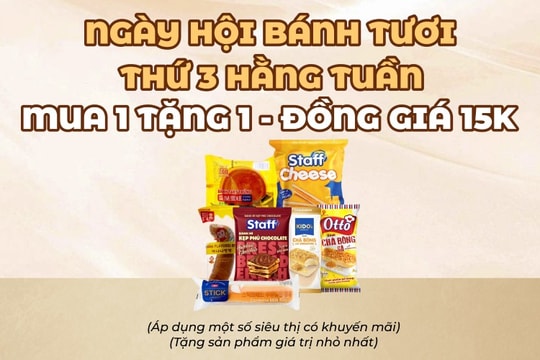 Mẹo mua bánh tươi đồng giá chỉ từ 5K tại Bách hóa XANH vào Thứ 3 hàng tuần