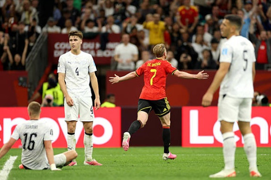 Tuyển Bỉ đè bẹp New Zealand 5-1: Thế hệ vàng thị uy sức mạnh tại World Cup 2026