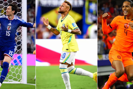 World Cup 2026 xác định 28 đội đi tiếp: Brazil đại chiến Nhật Bản, Argentina gặp đối thủ lạ