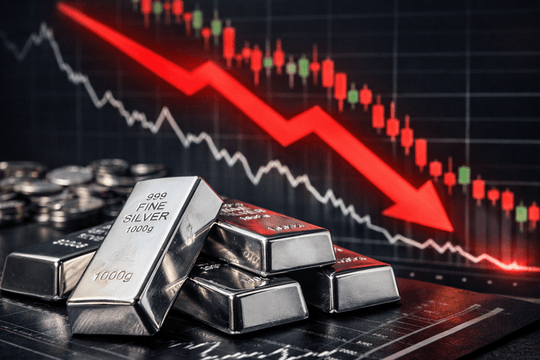 Giá bạc thế giới giảm dưới 60 USD/ounce, thị trường trong nước trầm lắng