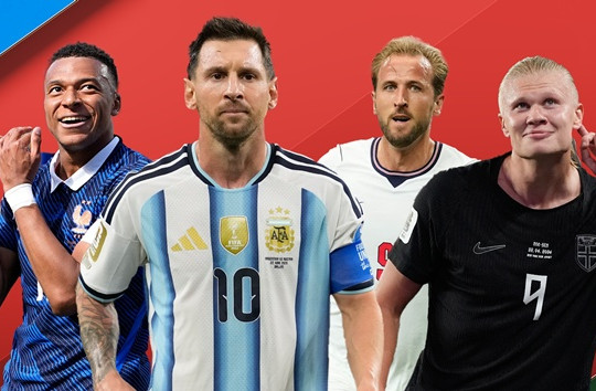 Cuộc đua Chiếc giày vàng World Cup 2026: Kane và Haaland phả hơi nóng vào Messi, Mbappe