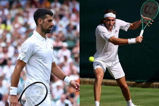Novak Djokovic áp đảo Tsitsipas, thẳng tiến vào vòng 3 Wimbledon 2026