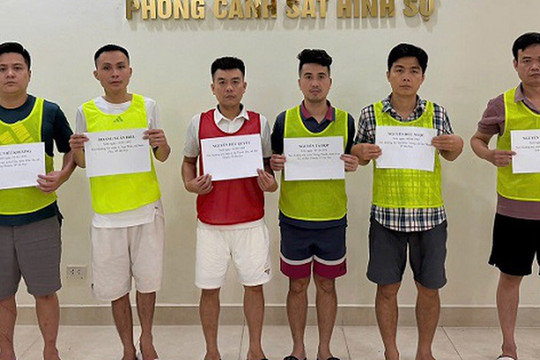6 người bị bắt vì tổ chức cá độ bóng đá qua mạng