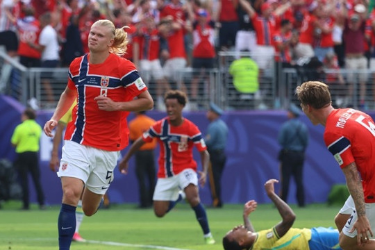 Erling Haaland lập cú đúp, Na Uy loại Brazil khỏi World Cup 2026