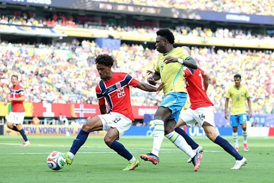 Chấm điểm Brazil vs Na Uy: Bruno Guimaraes gây thất vọng, Vinicius Junior đơn độc