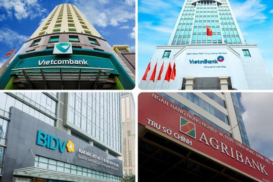 Lãi suất cho vay bình quân nhóm Big4 dao động từ 6,1% đến 8,63%/năm