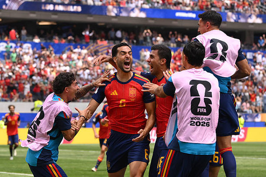 Tây Ban Nha vào bán kết World Cup 2026: Bi kịch của tuyển Bỉ và khoảnh khắc người hùng Mikel Merino