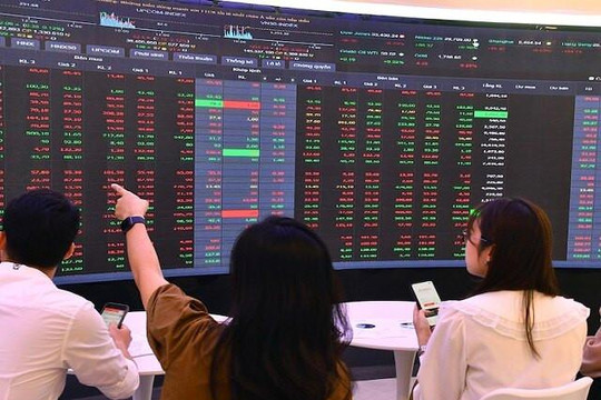 VN-Index giữ mốc 1.800 điểm sau khi rung lắc gần 50 điểm trong phiên 13/07