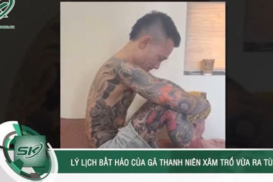 Bắt thanh niên xăm trổ cầm gậy, kiếm truy sát người kinh hoàng, lộ quá khứ 'vào tù ra tội'