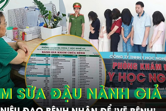 Bác sĩ ‘dỏm’ bơm sữa đậu nành vào niệu đạo giả mủ để ‘vẽ bệnh’ khách hàng, thu hàng chục tỷ đồng