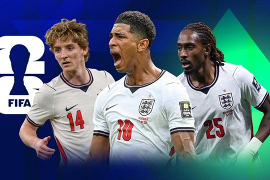 6 ngôi sao tuyển Anh tăng giá mạnh sau World Cup 2026