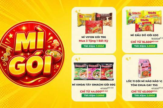 Mẹo mua mì gói và mì thùng giá ưu đãi tích trữ mùa mưa tại Bách hóa XANH