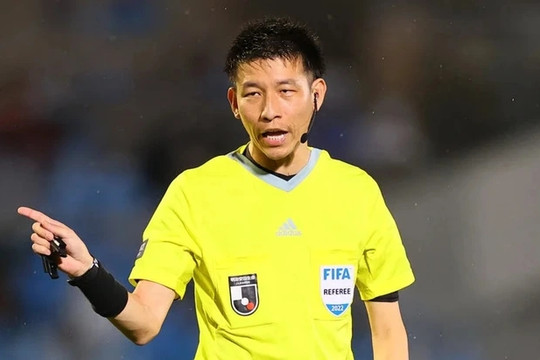 Trọng tài FIFA Hiroki Kasahara bắt chính trận Việt Nam gặp Singapore tại ASEAN Championship 2026