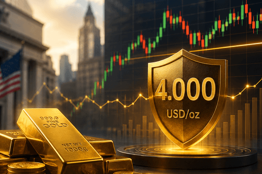 Giá vàng thế giới sáng 28/7 giữ vững mức 4.000 USD