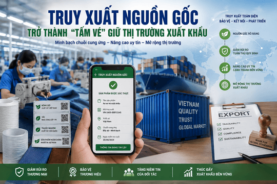 Minh bạch chuỗi cung ứng trở thành điều kiện bắt buộc với hàng xuất khẩu Việt Nam