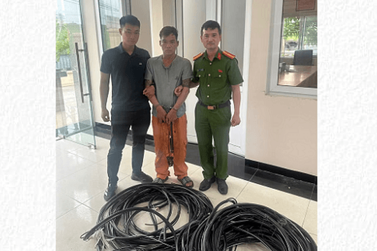 Hà Nội: Giả danh nhân viên điện lực cắt trộm hơn 100m dây cáp đồng