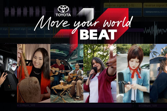 6 nghệ sĩ châu Á cùng tạo nhạc từ âm thanh của ô tô Toyota