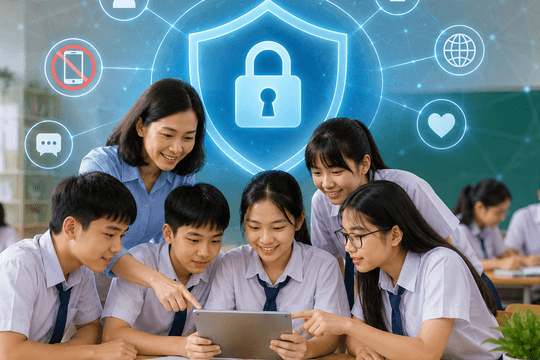 'Siết' quản lý điện thoại và mạng xã hội trường học để bảo vệ học sinh