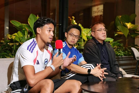 Đội tuyển Singapore hồi sinh mạnh mẽ dưới thời HLV Gavin Lee trước trận bán kết Thái Lan