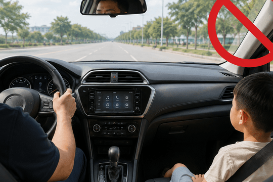 Chở con nhỏ bằng ô tô, nhiều cha mẹ chú ý quy định mới này