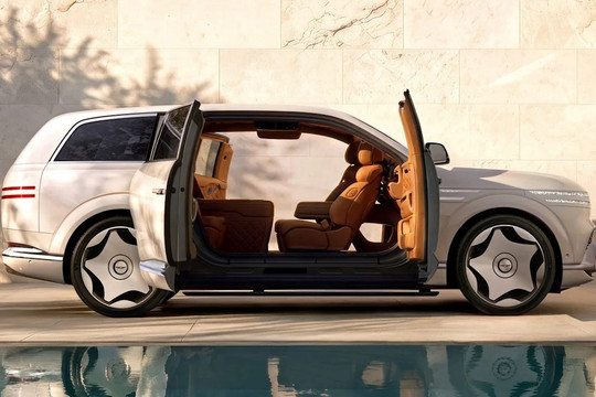 Genesis GV90 lộ diện: SUV không có cột B, cửa mở ngược độc đáo