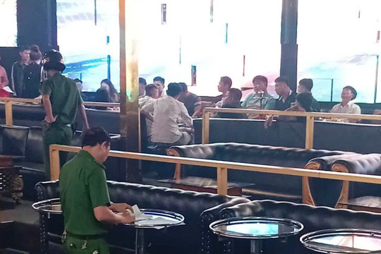 17 người dương tính với chất ma túy tại cơ sở ăn uống giải trí