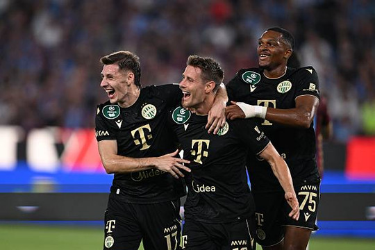Ferencvaros đánh bại Trabzonspor 1-0 ngay tại Thổ Nhĩ Kỳ ở lượt đi vòng loại Europa League