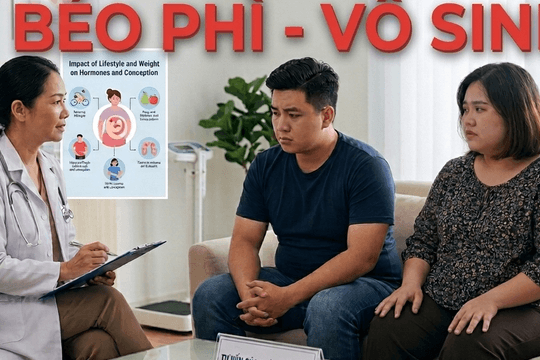 Béo phì - nguyên nhân gây vô sinh ở cả nam và nữ giới