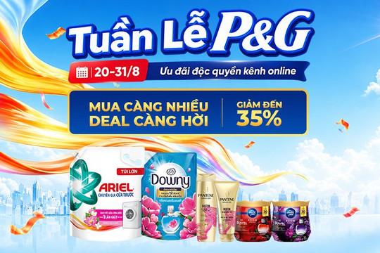 Mẹo săn trọn bộ hóa mỹ phẩm P&G chính hãng giảm đến 35% khi đặt online tại Bách hóa XANH