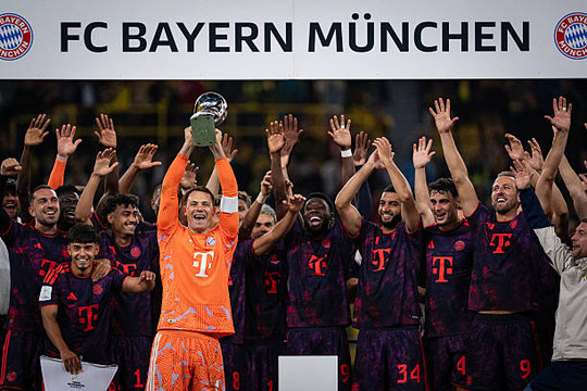 Hạ gục Borussia Dortmund 2-1 trên sân khách, Bayern Munich đoạt Siêu cúp Đức lần thứ 12