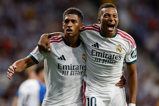 Chấm điểm Real Madrid 2-1 Espanyol: Bellingham và Guler tỏa sáng, Carlos Espi sắm vai người hùng