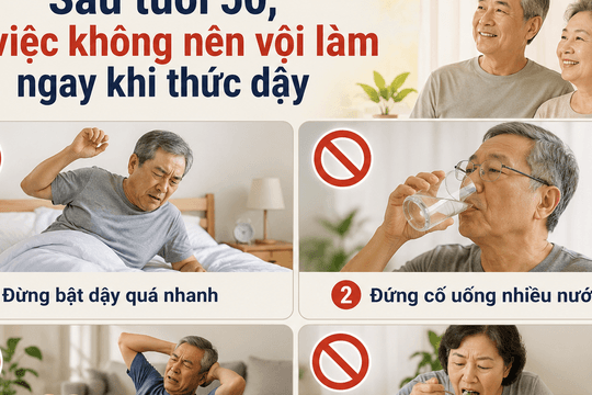 Sau tuổi 50, 4 việc không nên vội làm ngay khi thức dậy