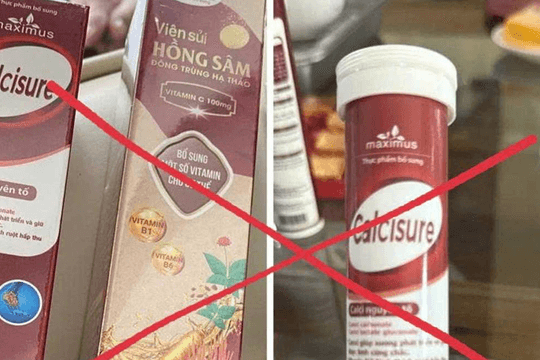 Công an Hà Nội cảnh báo người dân về thực phẩm bổ sung Calsisure giả