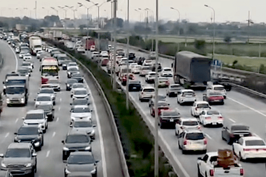 Ngày 2/9, cao tốc Cao Bồ - Pháp Vân có thể tổ chức xe 'đi ngược chiều'