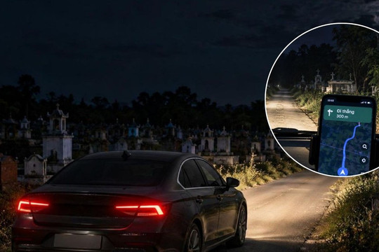 Google Maps dẫn lạc, 4 cậu cháu đi giữa đêm qua 8km toàn mộ