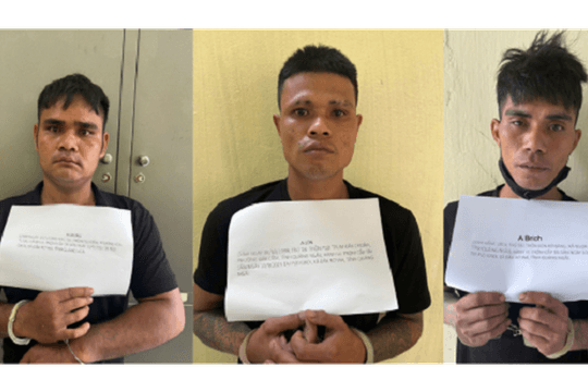 Mật phục, bắt quả tang nhóm đối tượng cắt trộm dây cáp điện