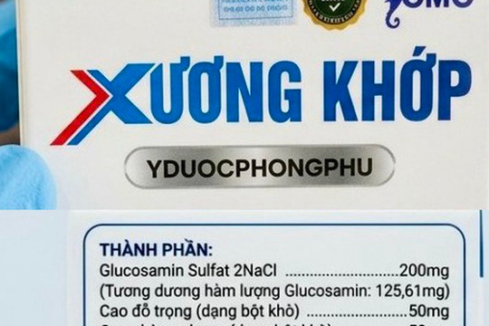 Phát hiện sản phẩm bảo vệ sức khỏe không có hoạt chất như thành phần công bố