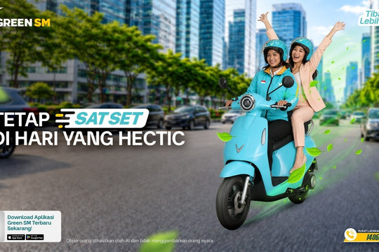 Green SM lần đầu ra mắt dịch vụ xe máy điện tại thị trường quốc tế ở Indonesia