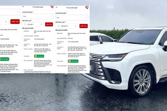 Chiếc Lexus trong tai nạn liên hoàn từng chạy quá tốc độ trên cao tốc