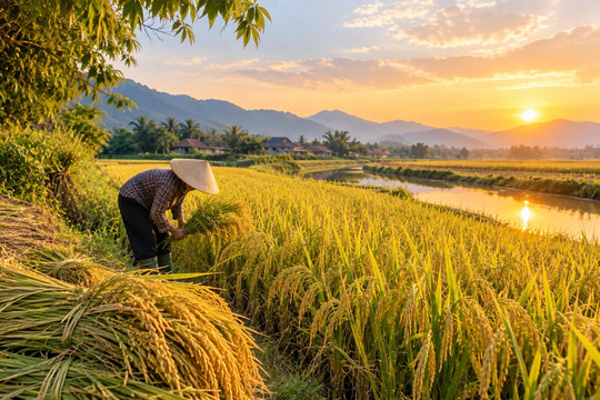 Giá lúa gạo ngày 23/9: Lúa tươi đồng loạt tăng 100 đồng/kg, gạo nguyên liệu điều chỉnh giảm
