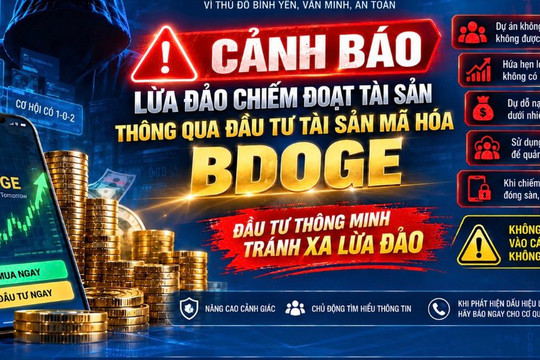 Công an Hà Nội tìm người đầu tư tiền ảo BDOGE bị thổi giá gấp 10.000 lần