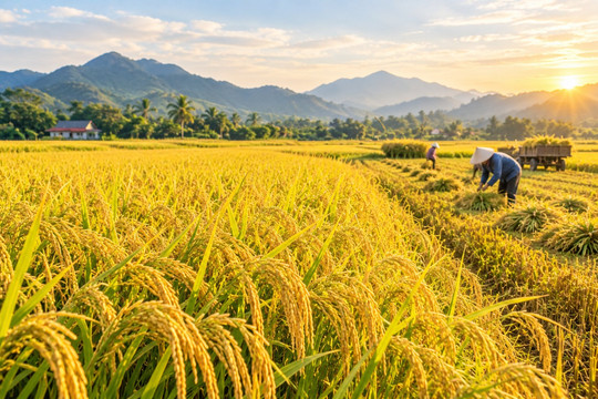 Giá lúa gạo ngày 24/9: Lúa tươi tăng 100 đồng/kg, gạo nguyên liệu chịu áp lực điều chỉnh