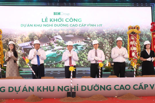 Khởi công xây dựng 100 căn biệt thự nghỉ dưỡng cao cấp tại Vĩnh Hy