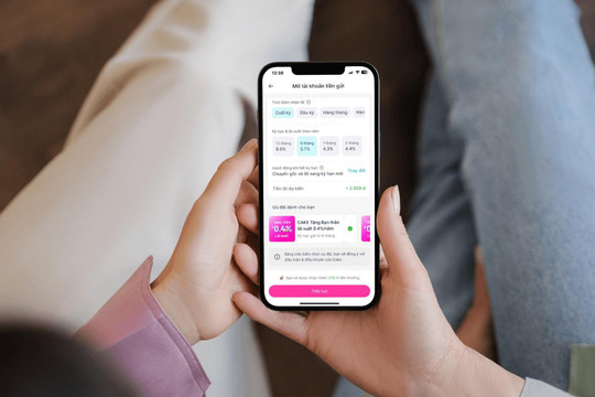 Cake by VPBank áp dụng chính sách cộng lãi suất tới 2,2%/năm, đưa mức hưởng lên 9,6%/năm